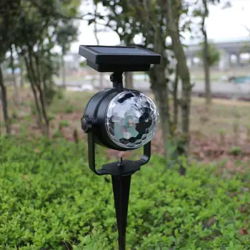 

RGB Fashion Solar Lights Magic Rotatable New Solar Crystal