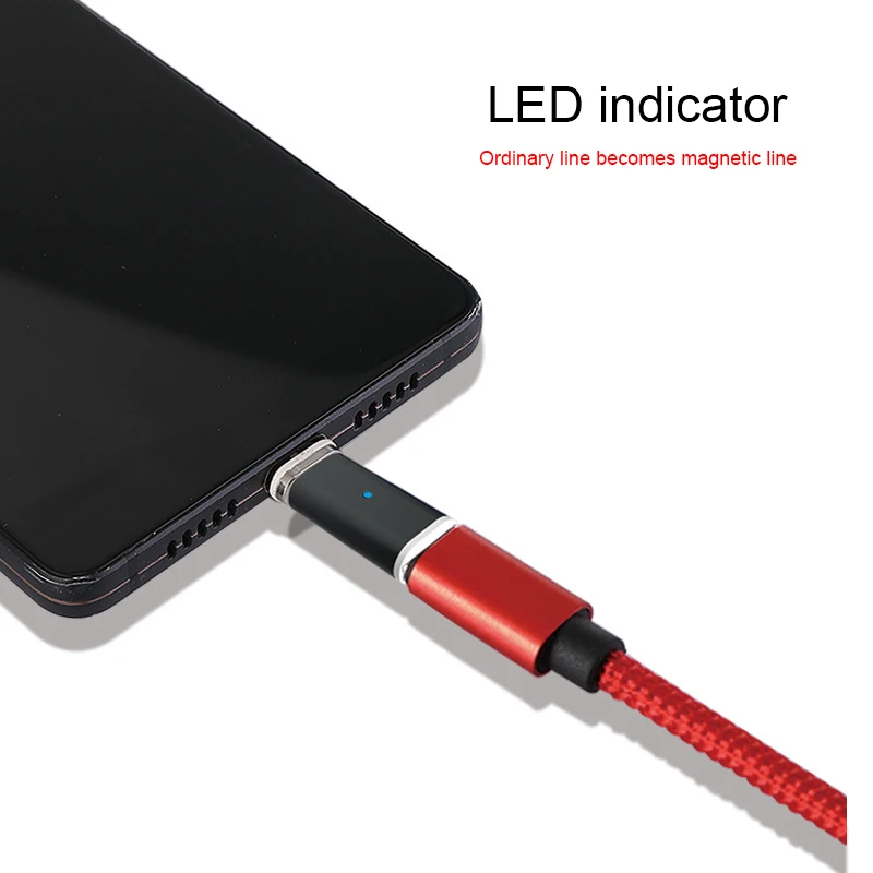 Магнитный адаптер 3A типа C для Micro USB для samsung huawei Xiaomi Магнитный зарядный шнур для передачи данных Быстрая зарядка 3,0 Быстрая зарядка