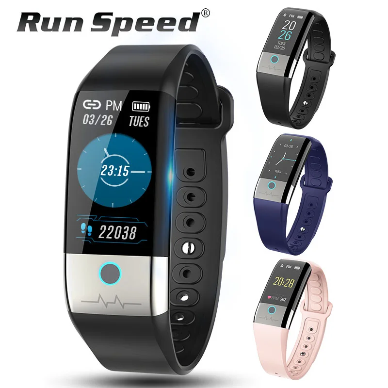 

Run Speed X1 Smart Watch ECG + PPG HRV Blood Pressure Heart Rate Monitor Activity Tracker Men IP67 Waterproof Sport Smartwatch