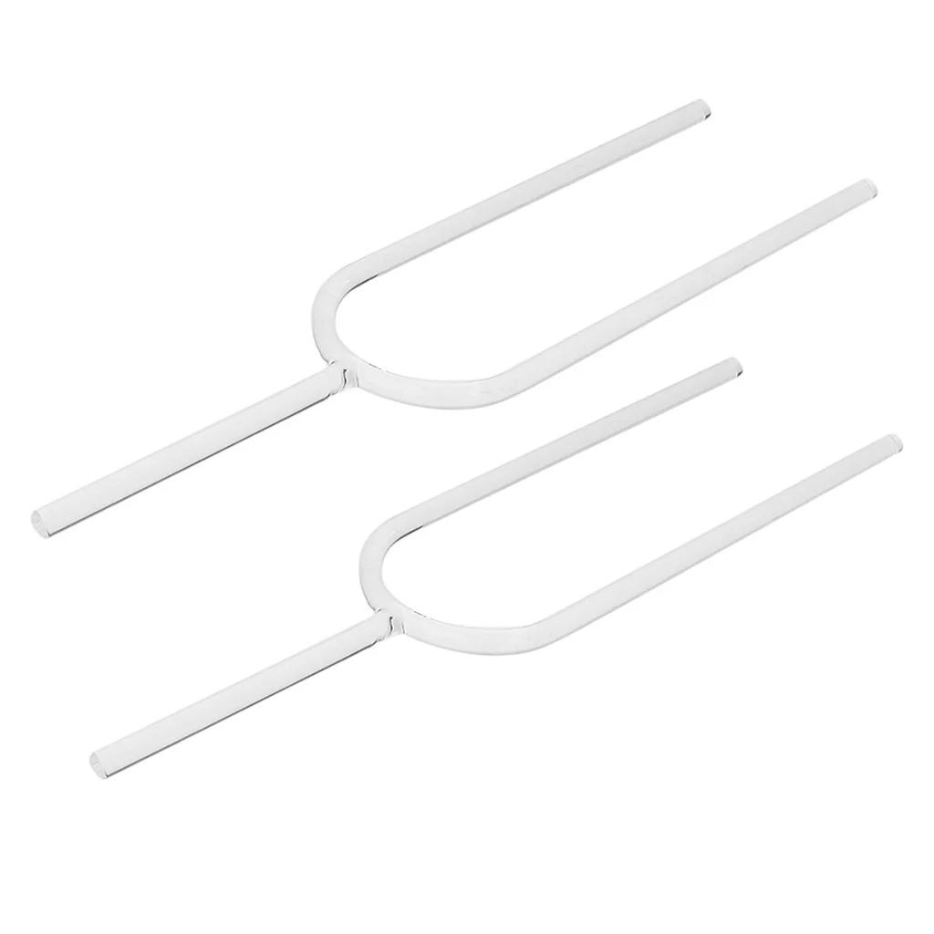 2 pieces Crystal Tuning Fork Singing Bowl for Meditation Yoga Perfect Sound 10-12mm