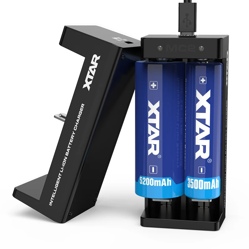 Зарядное устройство USB XTAR MC2 зарядное IMR INR 3 7 в 6 В литий ионный аккумулятор 10440 26650
