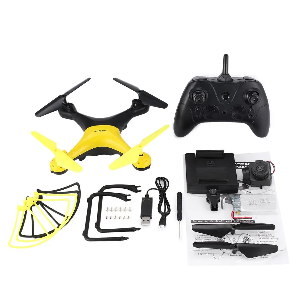 2,4G селфи RC Дрон Квадрокоптер самолет с 0.3MP/720P Wifi FPV камера 20 минут дальний Полет Высота удерживает Безголовый 3D Горячий