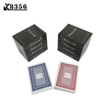 

K8356 Smooth Waterproof 10 Sets/Lot Baccarat Texas Hold'em Plastic Playing Cards PVC Poker Club Cards Board Games 2.48*3.46 inch
