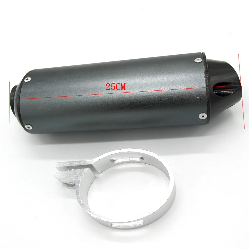 Dirt Bike Exhaust Muffler 28mm Alloy With Clamp For 125cc 140cc 150cc PIT Trail | Автомобили и мотоциклы