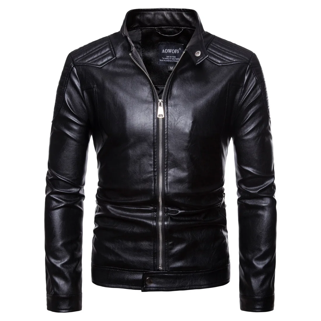 New Motorcycle Leather Jackets Men's Autumn Slim Locomotive Jackets Jaqueta De Couro Masculina Biker Jacket Male Coat