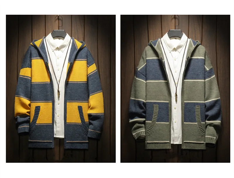 Warm knitting Cardigan Sweater Cashmere Sweater mens high quality Hooded Turtleneck Sweaters 7 Hb3ef35768d0942f9b55a664a58fcf9efa