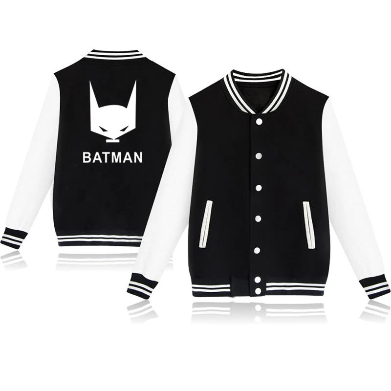 baseball jacket 9 Куртка для маленьких мальчиков; весенне-осенняя одежда с принтом Бэтмена; бейсбольные куртки для маленьких девочек и мальчиков; пальто; Детские повседневные топы с длинными рукавами - Цвет: baseball jacket 9