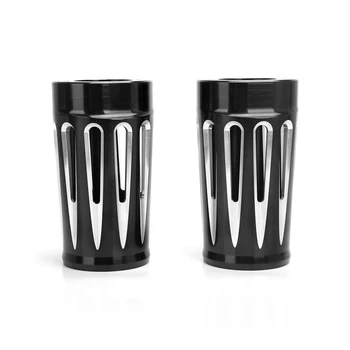 

For Harley Touring Street Glide Road Glide Road King 1984-2013 Black Motorcycle Front Fork Boot Slider Covers