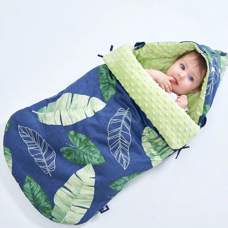 

Ins baby stroller Doudou sleeping bag cotton in autumn and winter