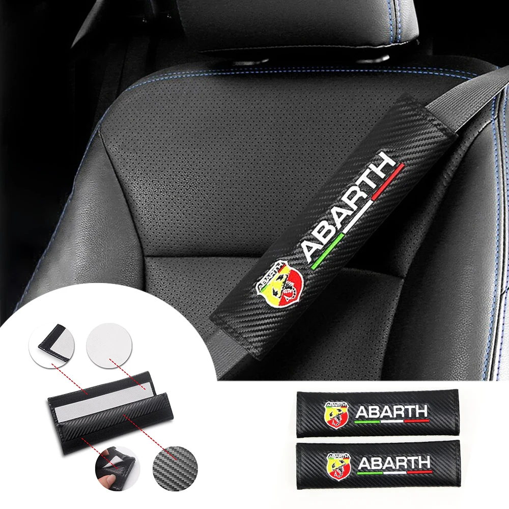 Car Seat Safety Belt Pad Shoulder Embroidery Cover Soft Cozy Protector