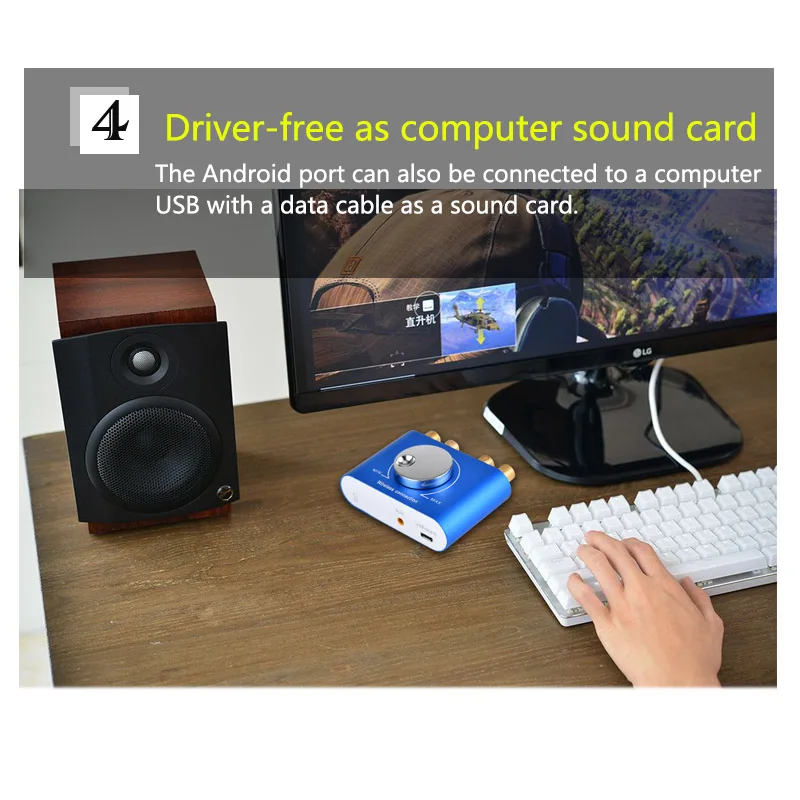 Bluetooth 4,2 Усилитель Аудио Цифровой усилитель Hi-Fi стерео 2,0 канальный мини настольный аудио цифровой усилитель для внутреннего офиса