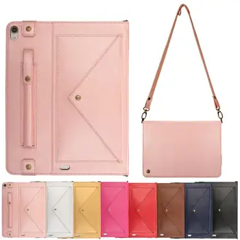 

For iPad 9.7 2018 2017 Case Cover for iPad Air 2 Air 1 Case 5 6 5th 6th Generation Funda Shoulder bag Leather Smart Coque
