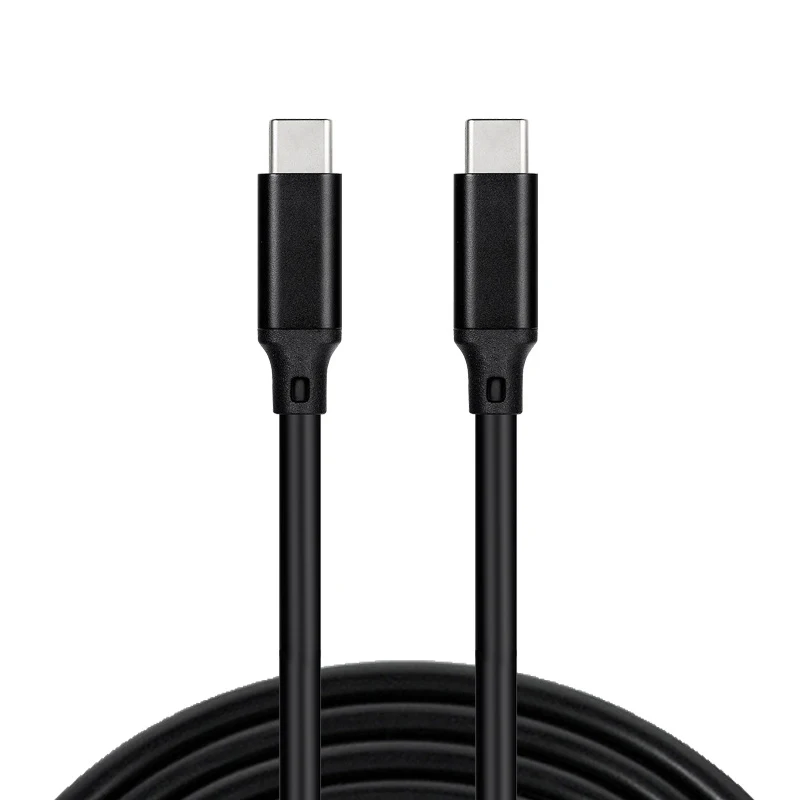 Двойной кабель для передачи данных типа c 100 Вт 5А быстрая зарядка Type к USB C зарядный