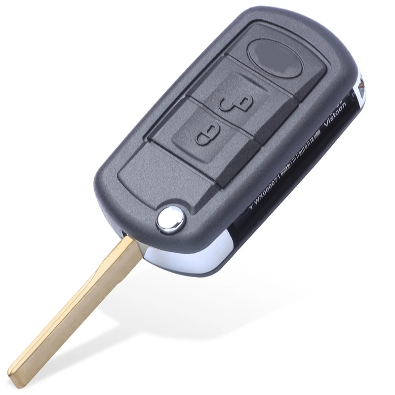 KEYECU 2 шт. флип дистанционного ключа автомобиля чехол для Land Rover LR3 Range Rover Sport 2005 06 07 2008 2009, Fob 3 кнопки-HU92 лезвие