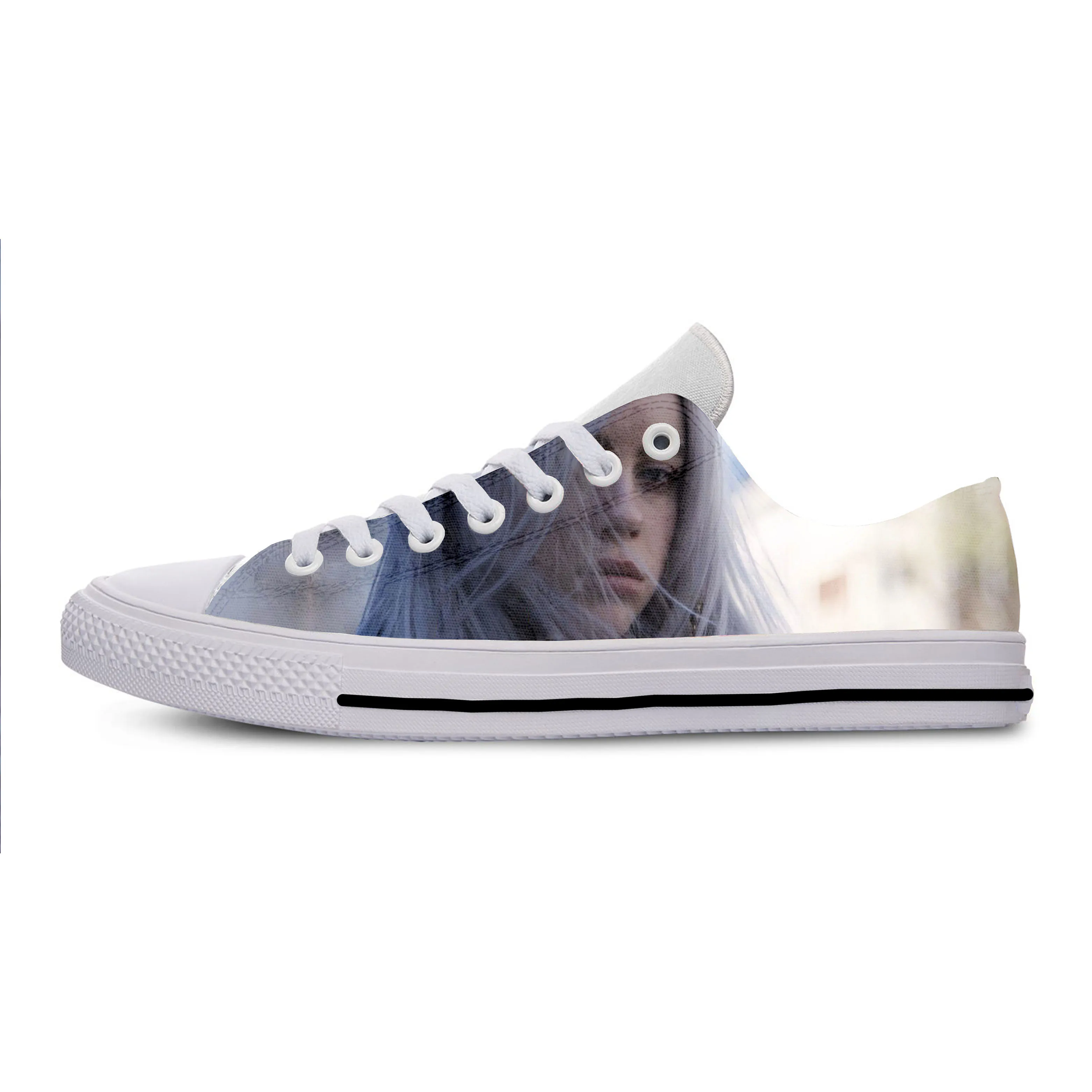 Billie Eilish 6 Billie Eilish Последняя Мода 3D спортивная обувь для мужчин/Женская обувь высокого качества в стиле Harajuku 3D печать Billie Eilish повседневная обувь - Цвет: Billie Eilish 6
