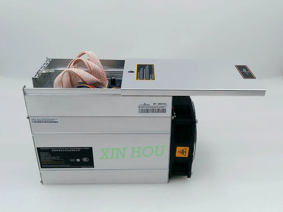 Asic шахтер Antminer B7 96KH/s 528 W Tensority Шахтер BTM добыча лучше чем Antminer s9 S11 Innosilicon T2 Whatsminer M3
