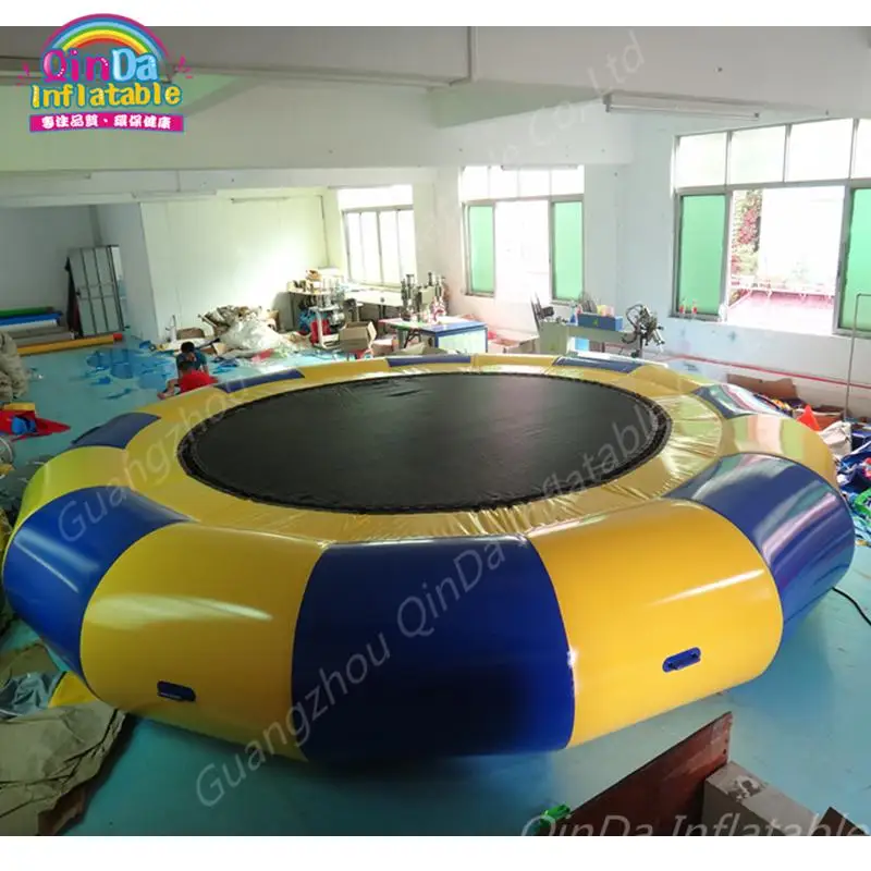Piscina Giocattoli Galleggianti Trampolino Gonfiabile Letto Di Salto, Trampolino Gonfiabile Calzino, Parco Acquatico Trampolino D'Acqua Emozionante Gi