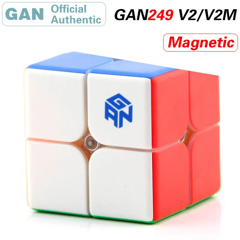 

GAN 249 v2 M Magnetic 2x2x2 Magic Cube 2x2 GAN249 Cubo Magico Professional Speed Cube Puzzle Antistress Toys For Children