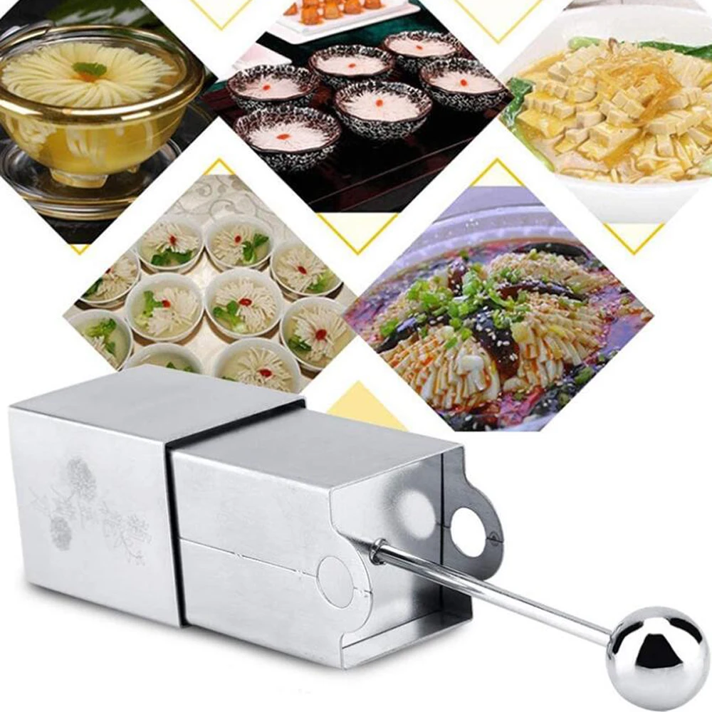

Stainless Steel Chrysanthemum Tofu Shred Mold Knife Diy Molding Cooking Tool Sets Kitchen Tool