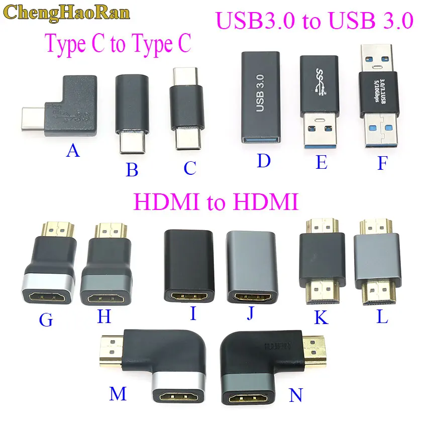 Adaptador de aleación de aluminio Type-C / USB-C hembra a HDMI macho