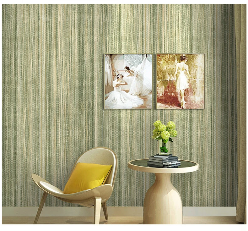 Роскошные современные соломенные Твердые обои для стен 3D спальня гостиная диван ТВ фон Коричневые Бежевые полосы рулоны бумаги