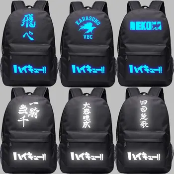 

Anime Haikyuu backpack luminous Backpack unisex Haikyuu!! Students BACKPACK
