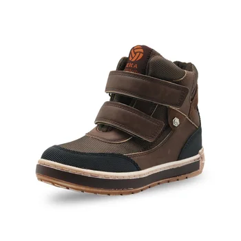 

New Boys Snow Boots Winter Non-slip Waterproof PU Leather Children Shoes Super Warm Fashion Kids Boots Size 27-32