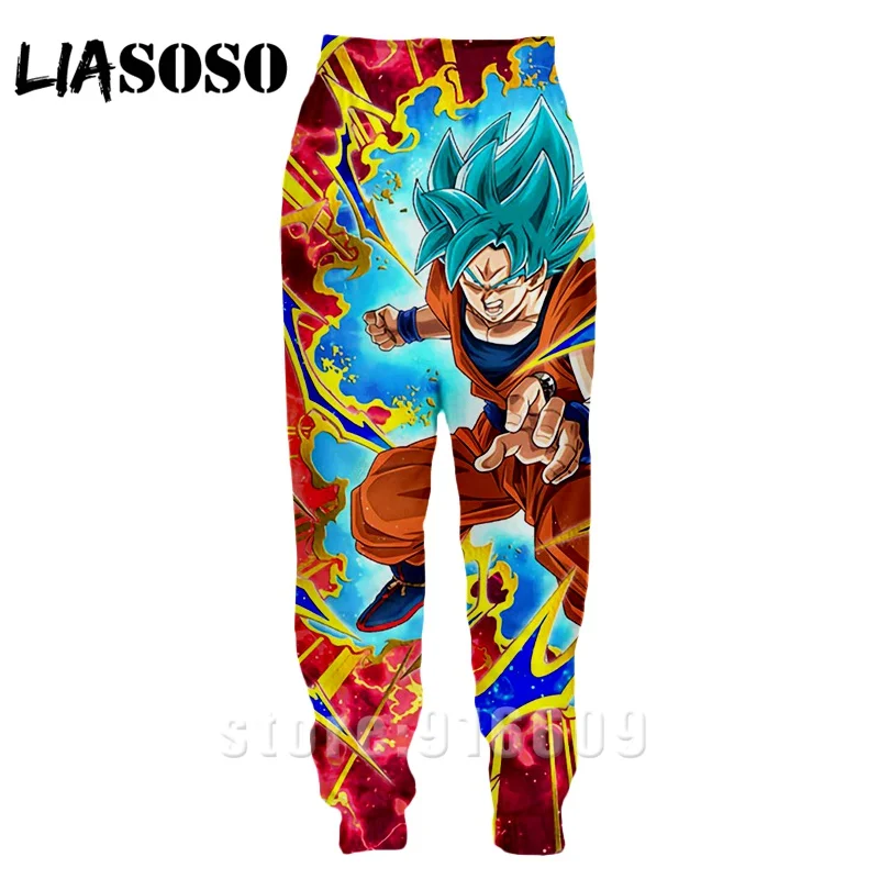 3d принт для мужчин и женщин мультфильм Dragon Ball Гоку леггинсы движения полная длина Прохладный пот брюки зимние штаны Аниме повседневные забавные брюки