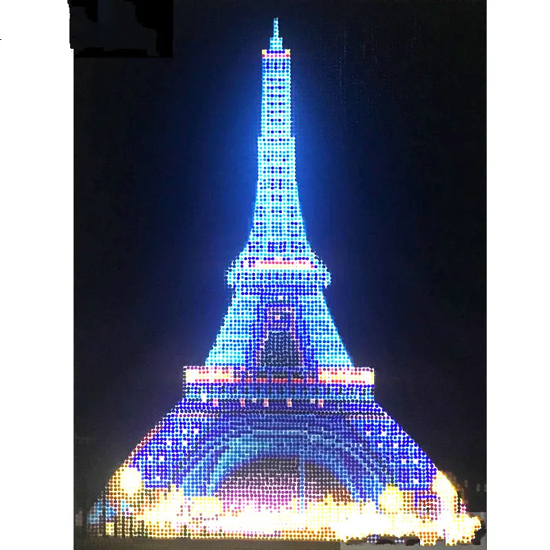 

Light Full Round Drill 5D DIY Diamond Painting "Eiffel Tower" 3D Embroidery Cross Stitch 5D Decor Gift 30x40cm