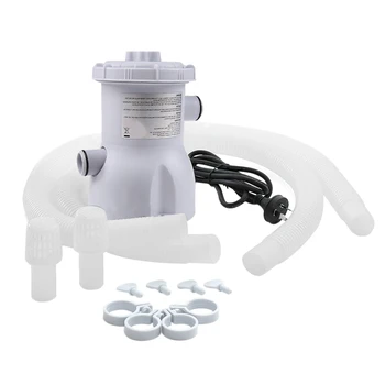 

220V Electric Filter Pump Swimming Pool Filter Pump Pool Pump Kit Water Clean Clear Accessories EU Plug