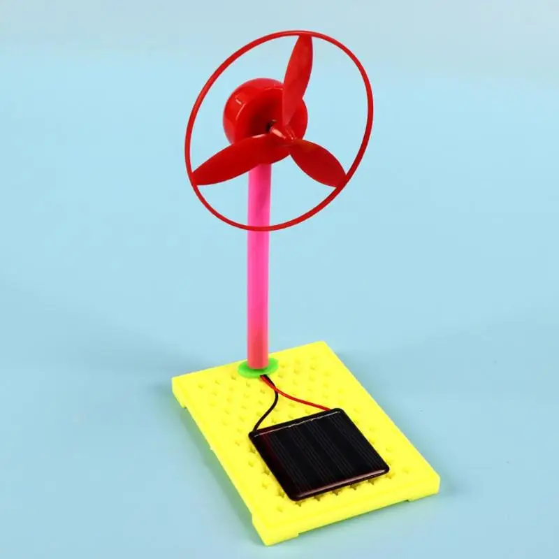 Горячая DIY Science наборы для экспериментов Многофункциональный Вентилятор солнечной энергии модель DIY маленькое производство пластиковый сборочный комплект материалов