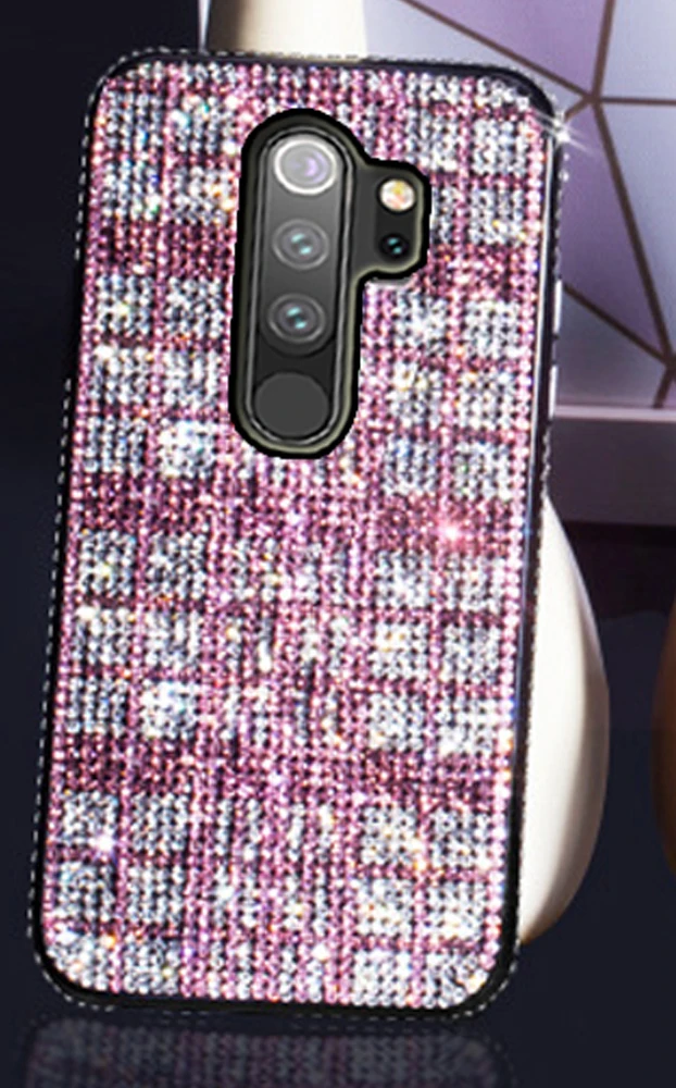 pink Блестящий чехол для телефона etui, чехол, чехол для xiaomi redmi note 8 8 t pro note8 t для xiomi xaomi ksiomi, силиконовые аксессуары - Цвет: pink