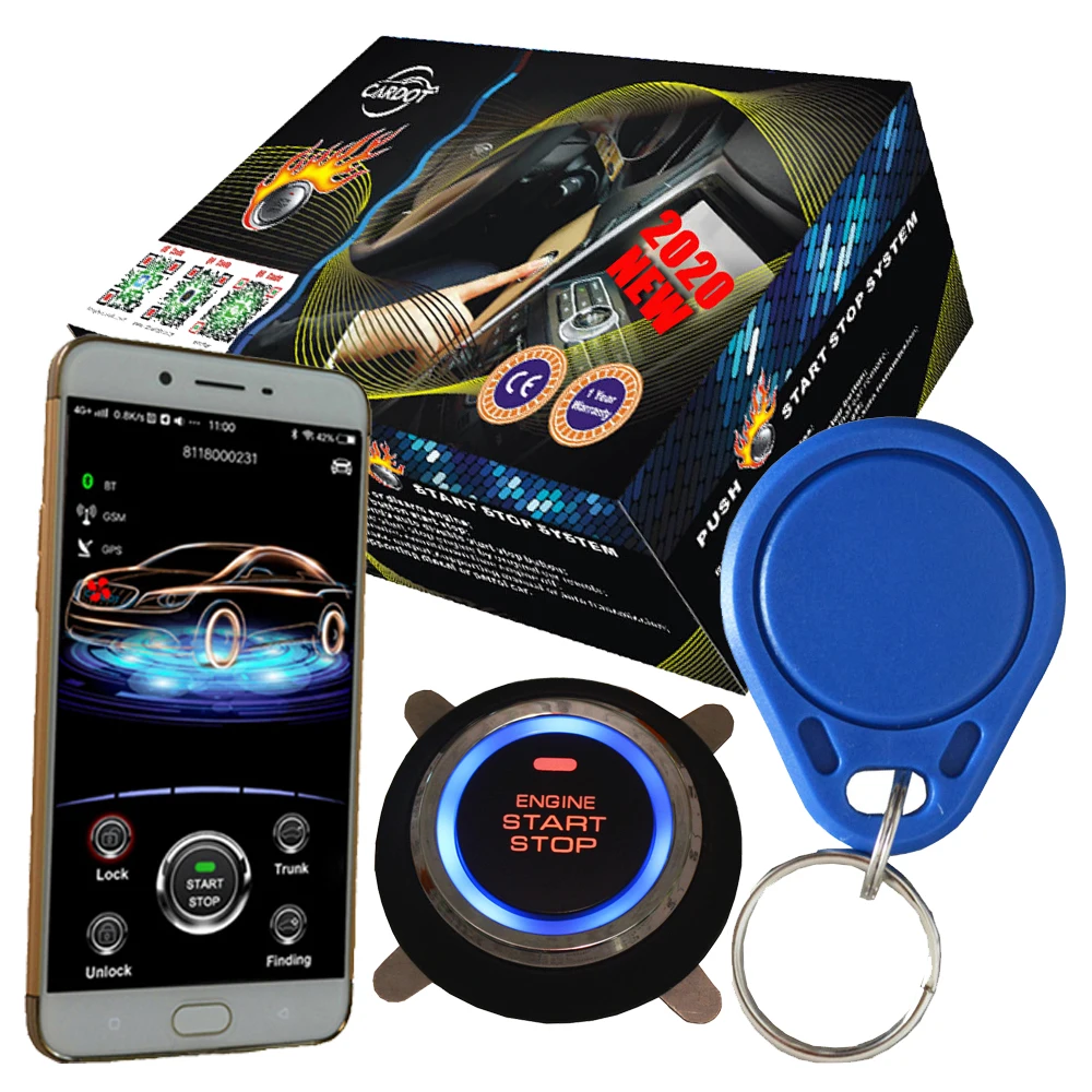 Набор кнопок запуска двигателя cardot 2g|rfid keyless entry|start stop rfidstart car |