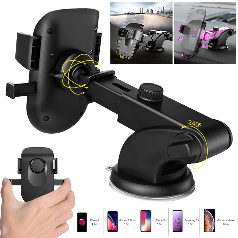 Автомобильный держатель VTIN для телефона iPHone X 7 8 Air Vent Автомобильный держатель для телефона в автомобиле мобильный многофункциональный держатель на присоске