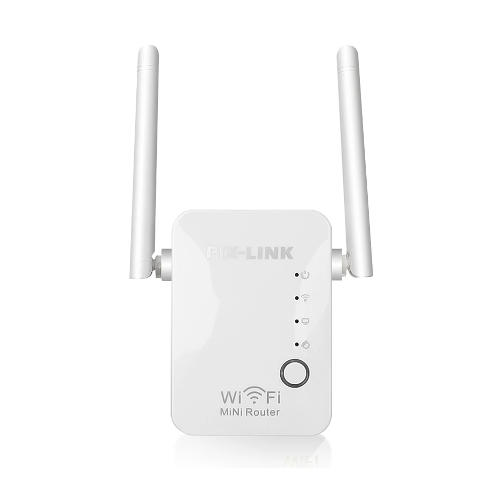 portable wifi signal booster Kebidu WiFi Repeater Extender 300Mbps Router 2.4GHz Wireless Long Range Extender Router Power Booster With 2 External Antenna wireless signal booster Wireless Routers