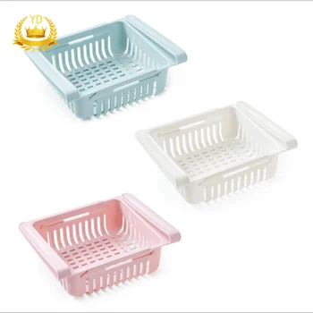

Home Organizer Refrigerator Partition LayerStorage Rack Fridge Freeze Holder Drawer Fridge Shelf Refrigerator Holder Storage Box