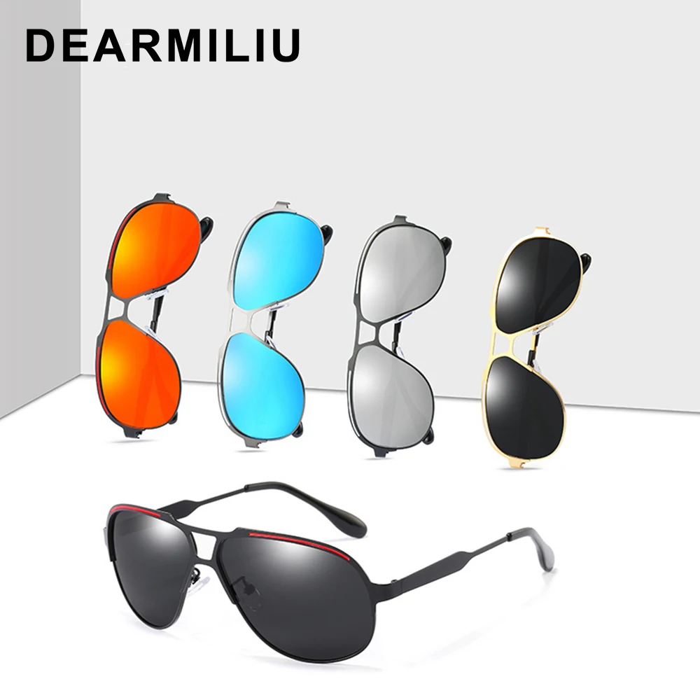 DEARMILIU, новинка, солнцезащитные очки, поляризационные, классические, солнцезащитные очки, высокое качество, для рыбалки, вождения, Роскошные, брендовые, спортивные модели, gafas de sol