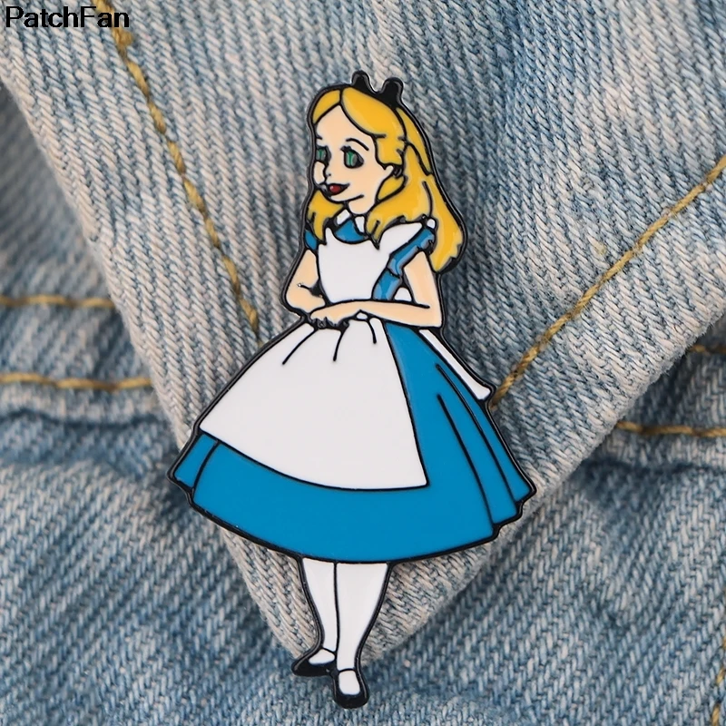 20 шт./лот A2609 Patchfan модные популярные забавные очаровательные милые Мультяшные булавки для детей, мужчин, женщин, броши, аксессуары для одежды, ювелирные значки