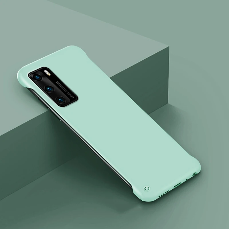 Fir Huawei P40 Pro P30 Lite P20 Pro Mate 40 Pro 30 Pro Plus Honor 20S 20 30S Pro Case Luxus Dënn Hard PC Frameless Case_voghion.com