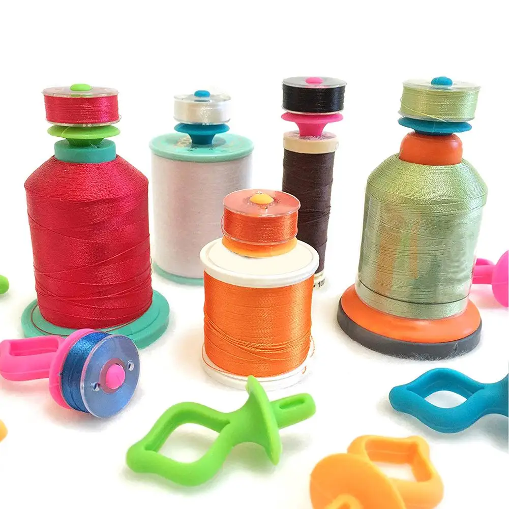 

Silicone Bobbin Holder Thread Spools Sewing Craft Quilting Storage Organizer