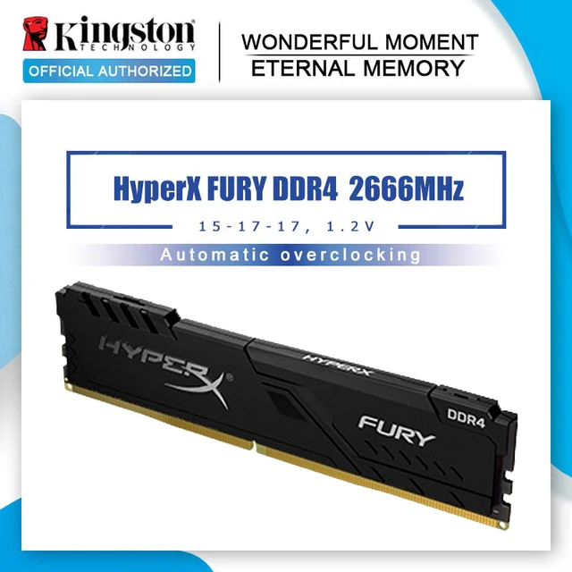 HyperX Fury memoria ram ddr4  4g 8g 16g 32g 2400MHz 2666MHz 3200mMHz 3600MHz Kingston Memory module RAMs for desktop 1