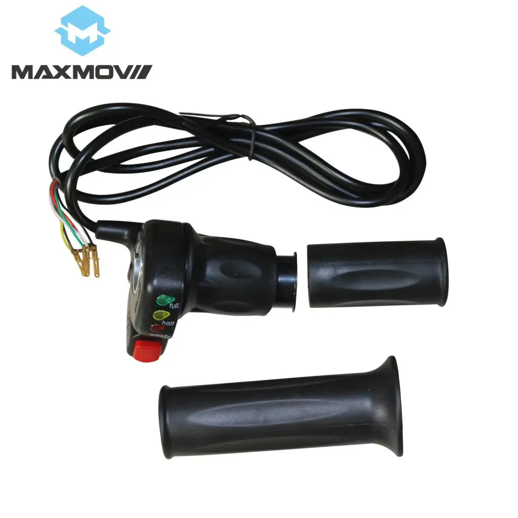 Ручки для скутера WUXING 36 V/48 V/60 V Ebike поворотные ручки для дроссельной заслонки с турбопереключателем/индикатором батареи(Запчасти и аксессуары для скутера