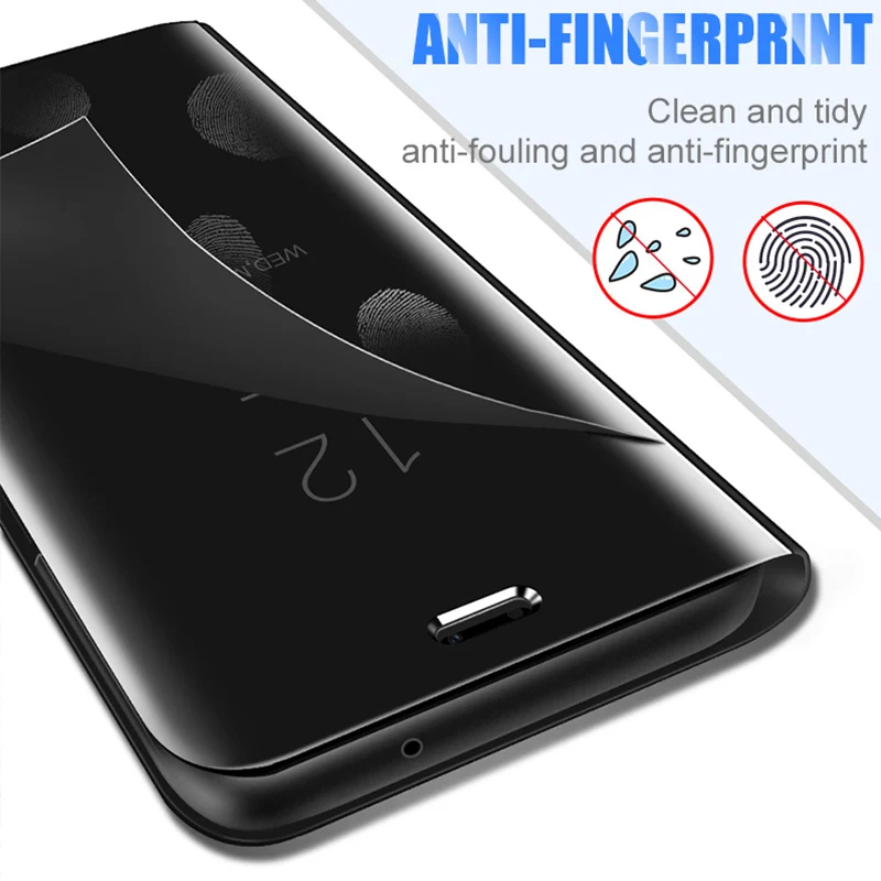Умный зеркальный чехол для Samsung Galaxy S11 S10 S8 S9 note 8 9 10 plus A10 A20 A30 A40 A50 A70 A80 A30s с откидной