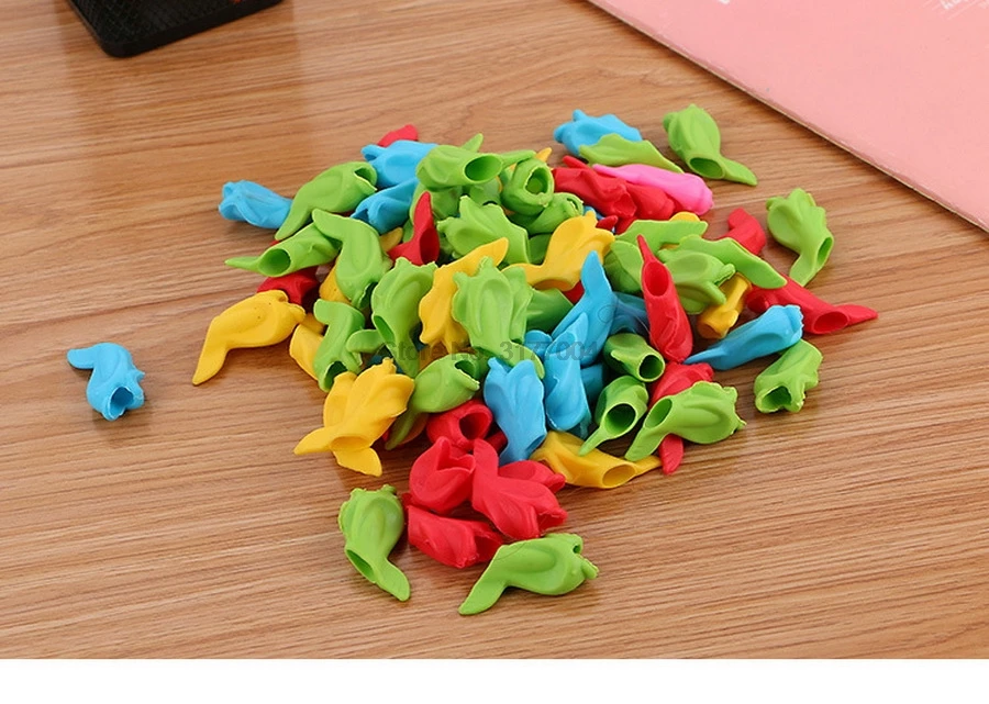  10000pcs 어린이 교정 펜 홀더 자세 그립 돌고래 학습 파트너 학생 문구 연필 연습 장치 도구