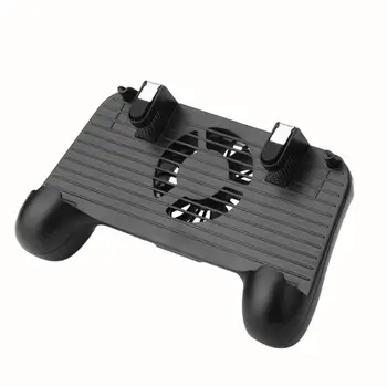

Newest Sensitive Mobile Game Controller Gamepad With Cooling Pad Fan Mobile Power 2500mAh portable 4 fingers Joystick For PUBG