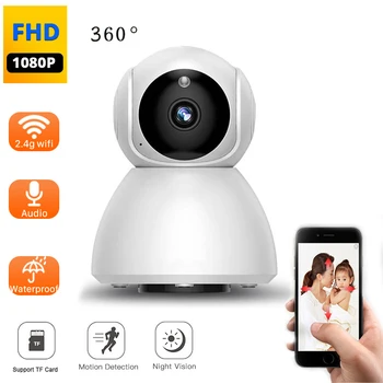 

Wifi IP Camera 2MP 720P,1080P Full HD Wireless CCTV Camera 360 Degrees Pan Tilt Rotation IR Night Vision Security Surveillance