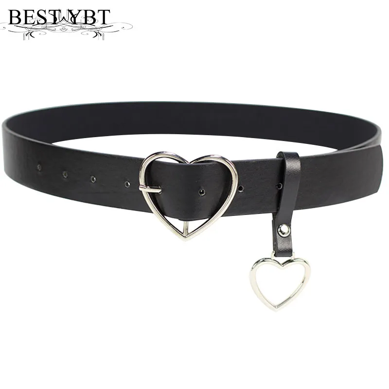 Лучший YBT женский ремень из искусственной кожи с металлической пряжкой, модный ремень для вечеринки, декоративный пояс, милый женский ремень в стиле панк, размер 105 см