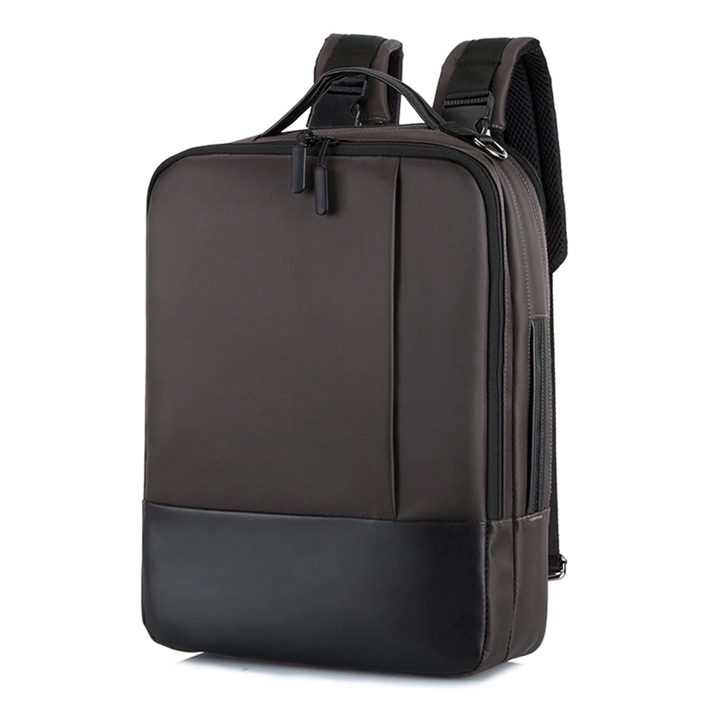 15,6 дюймов рюкзаки для ноутбука мужские рюкзаки бизнес ноутбук Mochila водонепроницаемый рюкзак usb зарядка сумки дорожные сумки - Цвет: coffee 2
