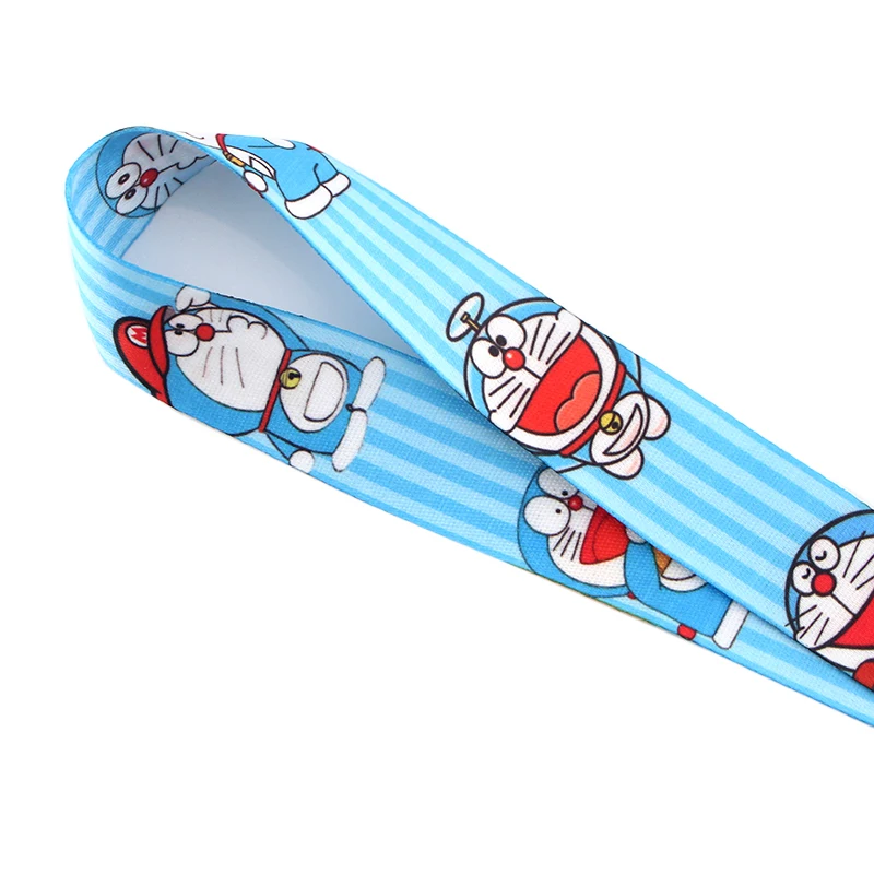 K194 20 шт./партия Doraemon Робот кошка шнур телефон веревочные брелоки телефон шнурок для ключей ID карты ремешки шеи