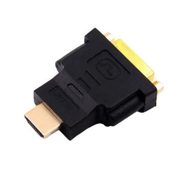 

DVI-D 25 Pin Female Digital Video Socket Adapter to HDMI 19 Pin Male Adapter Connector Adapter with Five Head Conversion Line